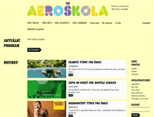 Tablet Screenshot of aeroskola.cz